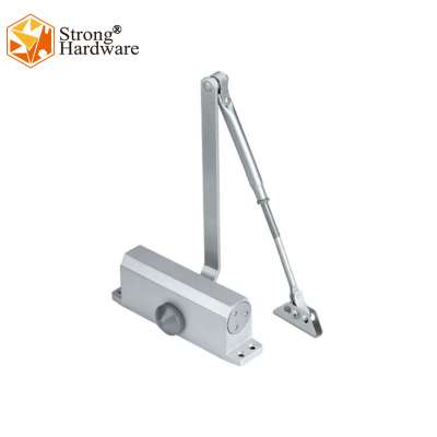 Medium Heavy Duty Aluminum Adjustable Automatic Door Closer For 60-80 kg Door