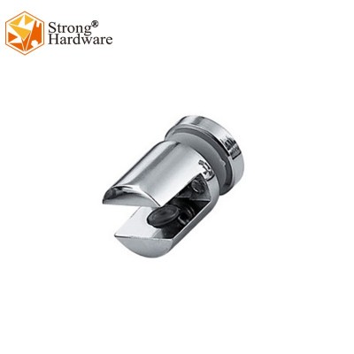 S-15  Zinc Alloy Satin/Polish Glass Fitting Glass Clip