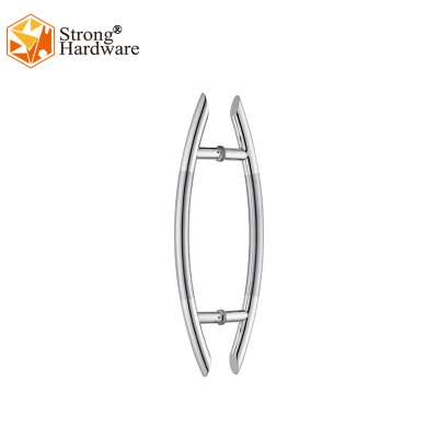 O shape Stainless steel handle for double glass door shower pull handle