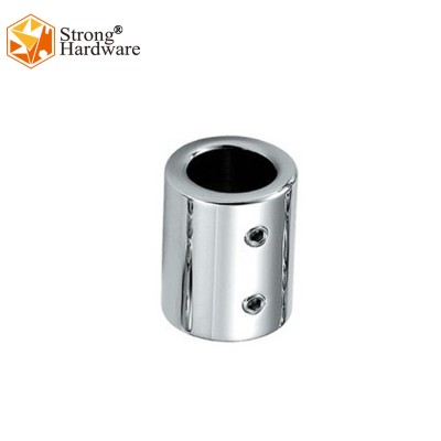 Bathroom standard stainless steel pipe connector, round pipe hinges