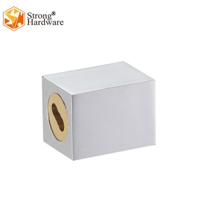 PC-903S Shower door room fitting Square type fit for round tube brass 19/25mm  Corner Tube Connector